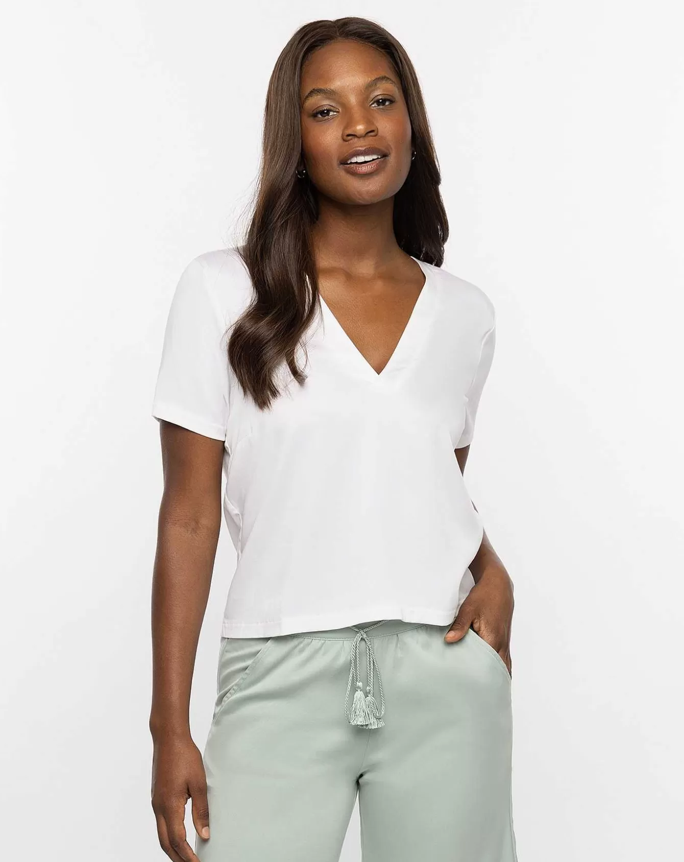 Discount Chase The Light V-Neck Top Shirts & Tops