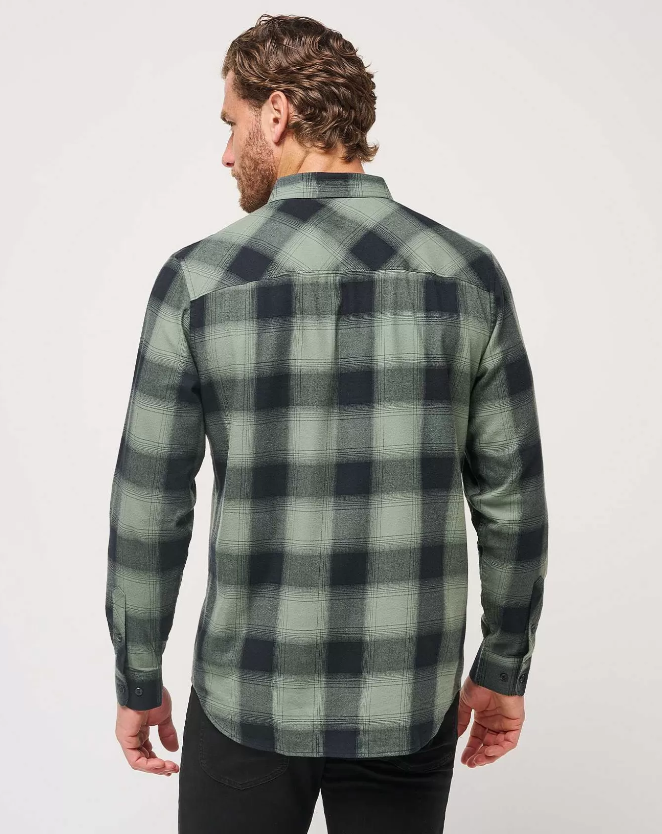 Hot Cloud Flannel Plaid Button-Up Button-Ups