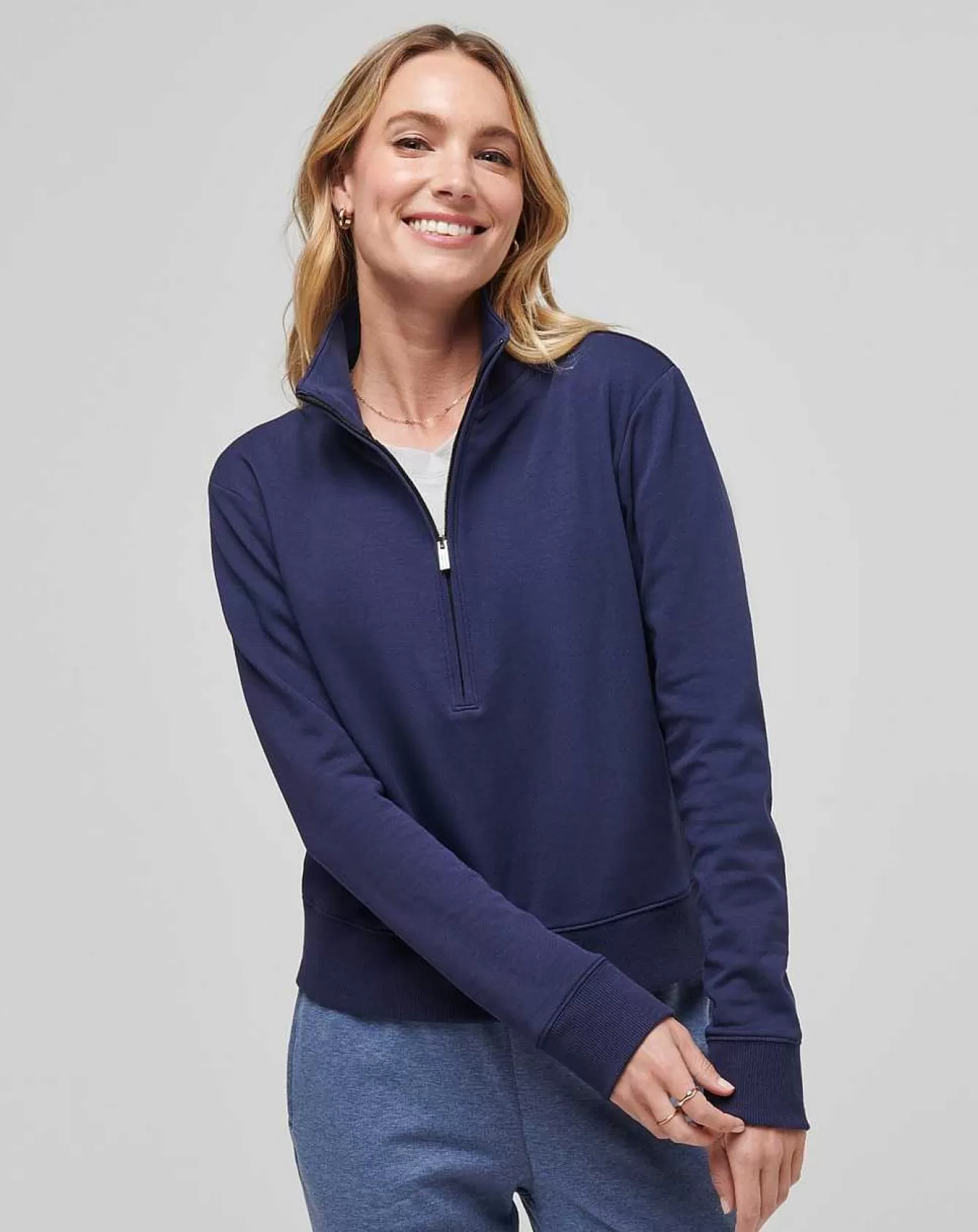 Fashion Cloud Fleece Half Zip Hoodies & Pullovers