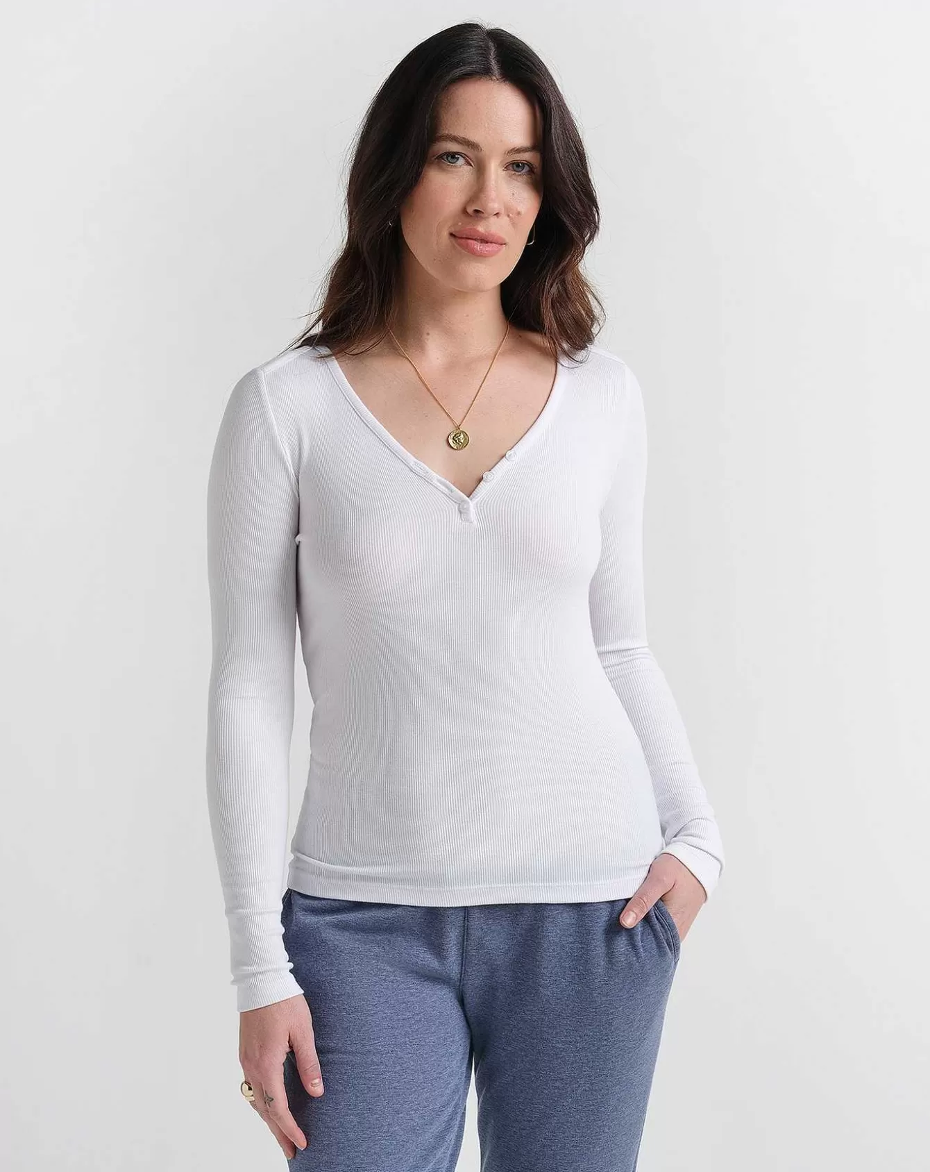 Best Sale Cocktail Hour Cloud Ribbed Top Shirts & Tops