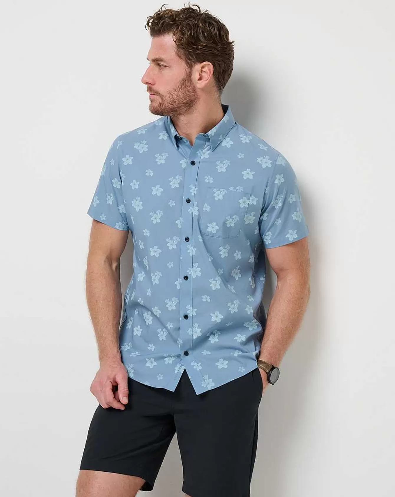 Cheap Dine & Drive Button-Up Polos