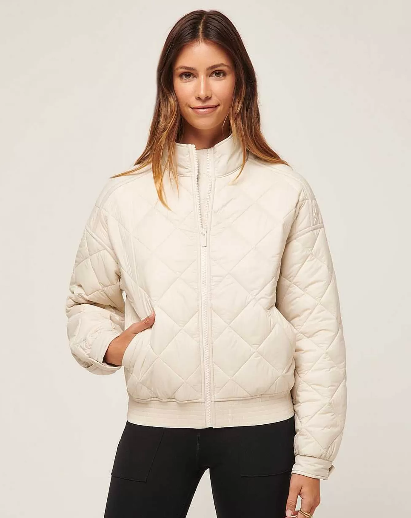 Best Sale Lights At Night Quilted Jacket Jackets