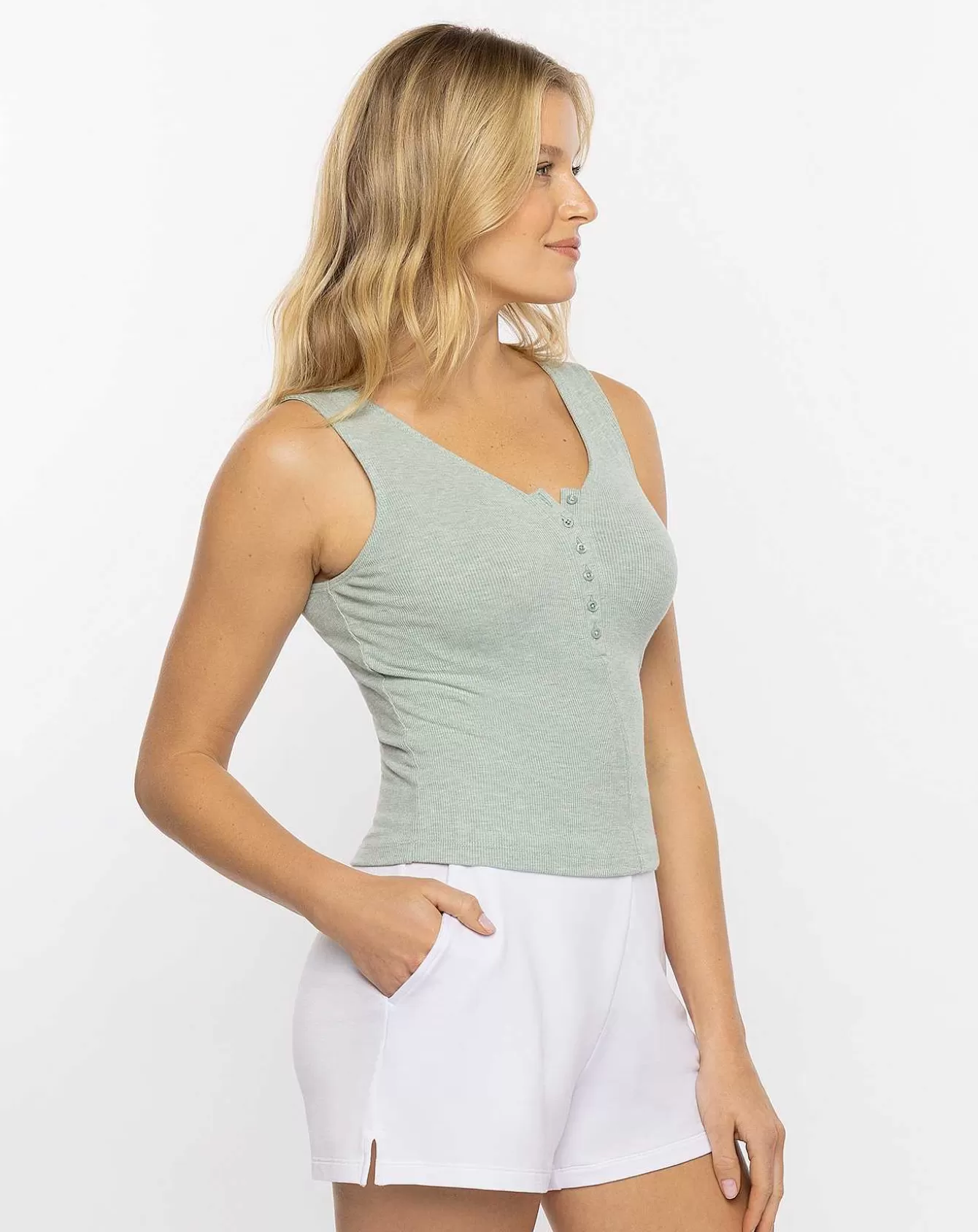 Clearance Ray Of Sunshine Cloud Ribbed Tank Shirts & Tops