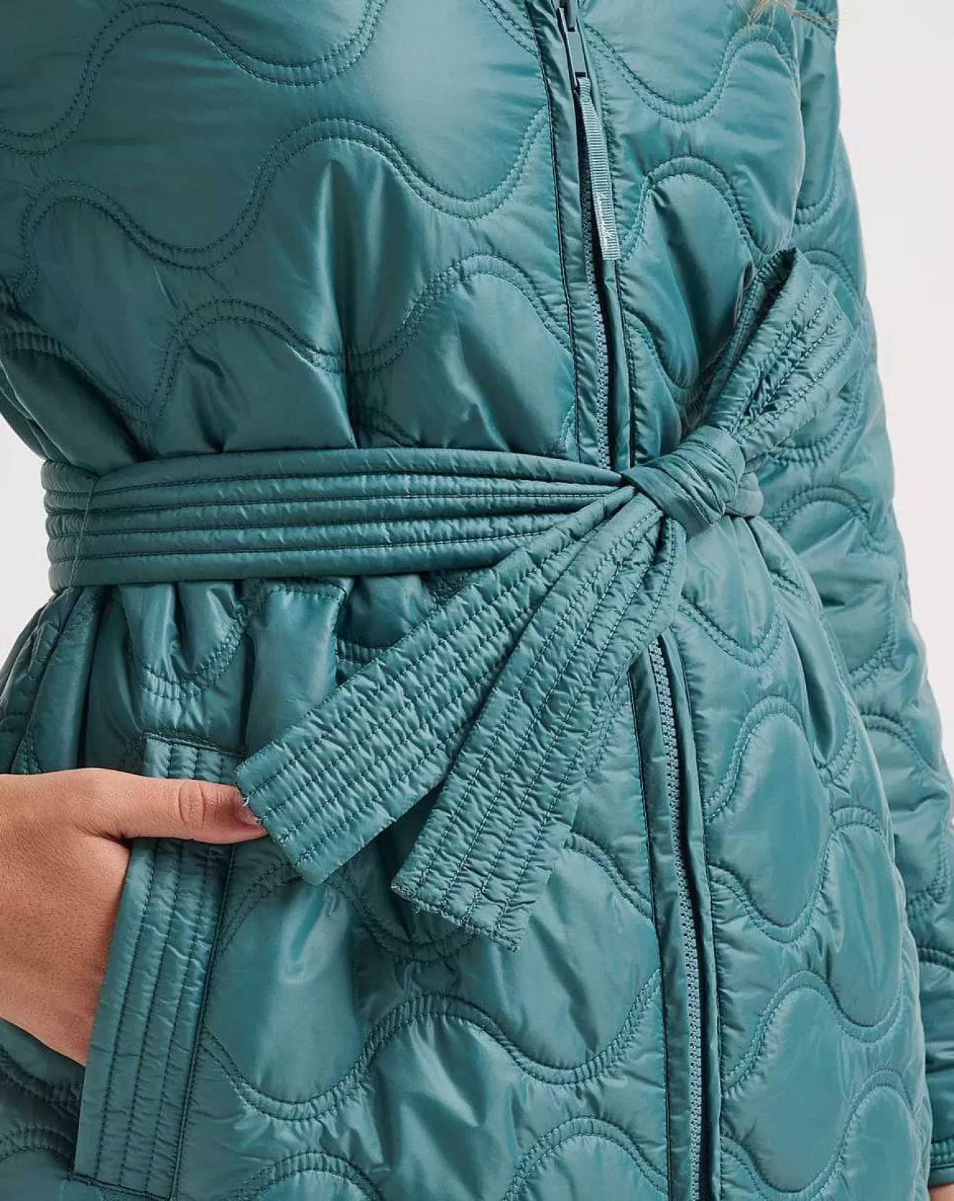 Online Saltwater Spray Quilted Jacket Jackets