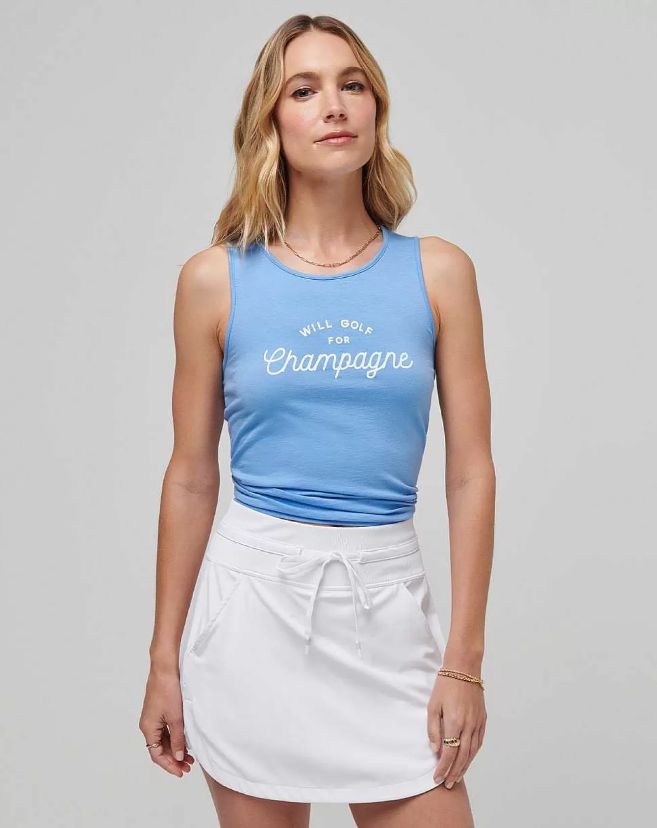 New Spring Fling Tie Back Tank Tees