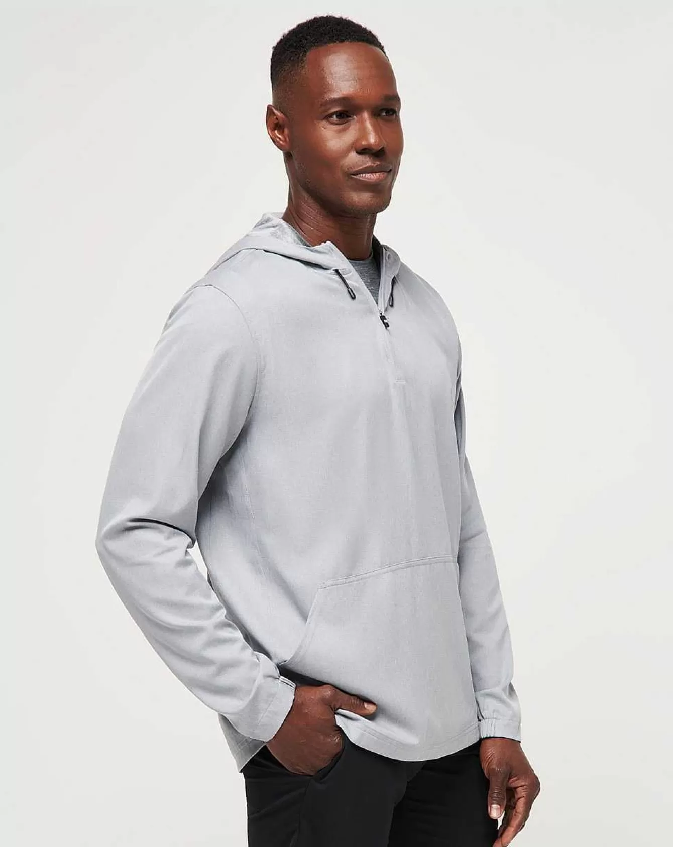 Fashion Tech Hoodie Quarter Zip Quarter Zips